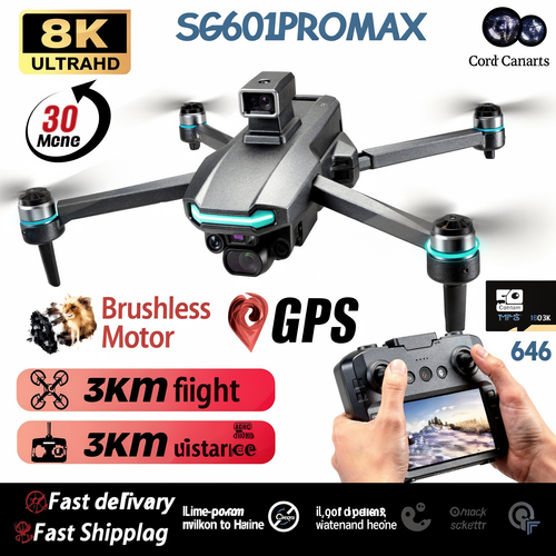 کوادکوپتر مدل Sg601 pro از برند محبوب ZLL ساخت 2026