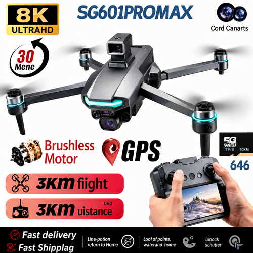 کوادکوپتر مدل Sg601 pro Max از برند محبوب ZLL ساخت 2026